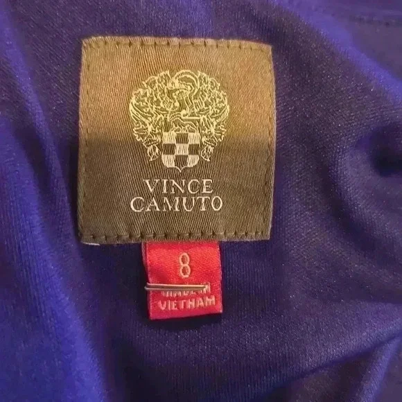 Vince Camuto Midi dress cob cobalt purple women’s size 8 - Picture 4 of 15